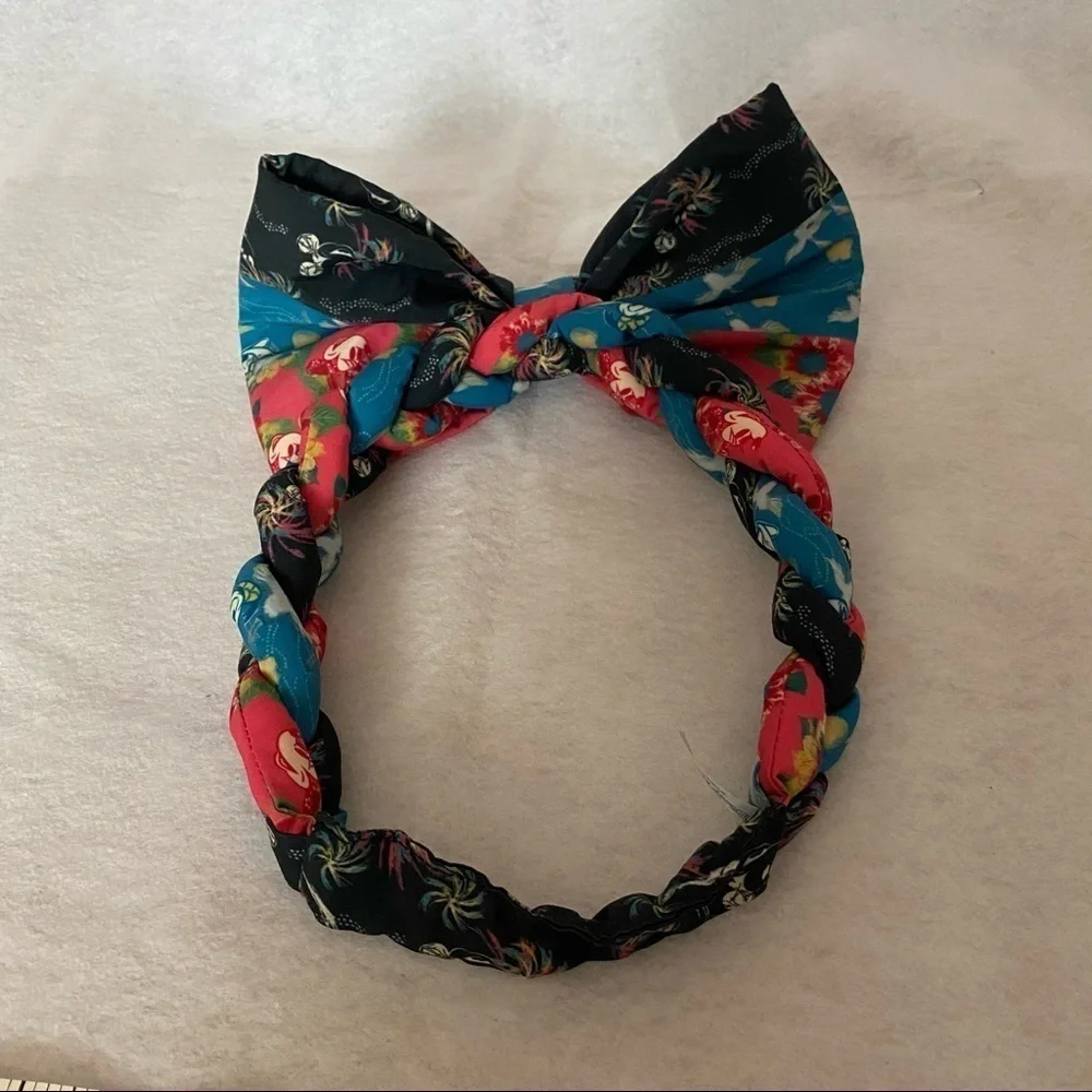 TOKYO DISNEYland BOW Braided Headband Summer Matsuri TDR